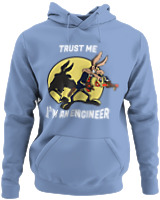Φούτερ με κουκούλα - Trust Me Im Engineer - Color Thumbnail Blue Carolina