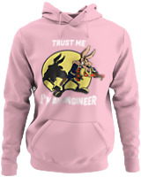 Φούτερ με κουκούλα - Trust Me Im Engineer - Color Thumbnail Pink
