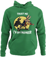 Φούτερ με κουκούλα - Trust Me Im Engineer - Color Thumbnail Kelly Green