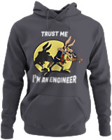 Φούτερ με κουκούλα - Trust Me Im Engineer - Color Thumbnail Ανθρακί