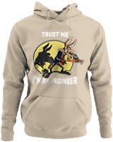 Φούτερ με κουκούλα - Trust Me Im Engineer - Color Thumbnail Μπέζ