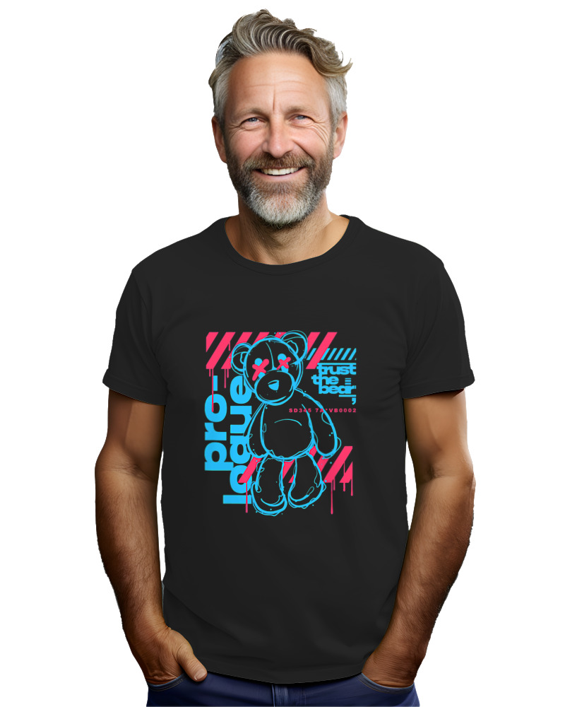 T-Shirt Αντρικό - Trust The Bear - Image 2
