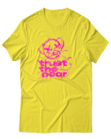 T-Shirt Αντρικό - Trust The Bear - Color Thumbnail Κίτρινο