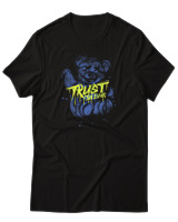 T-Shirt Αντρικό - Trust The Bear - Color Thumbnail Μαύρο