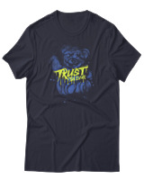 T-Shirt Αντρικό - Trust The Bear - Color Thumbnail Σκούρο Μπλε