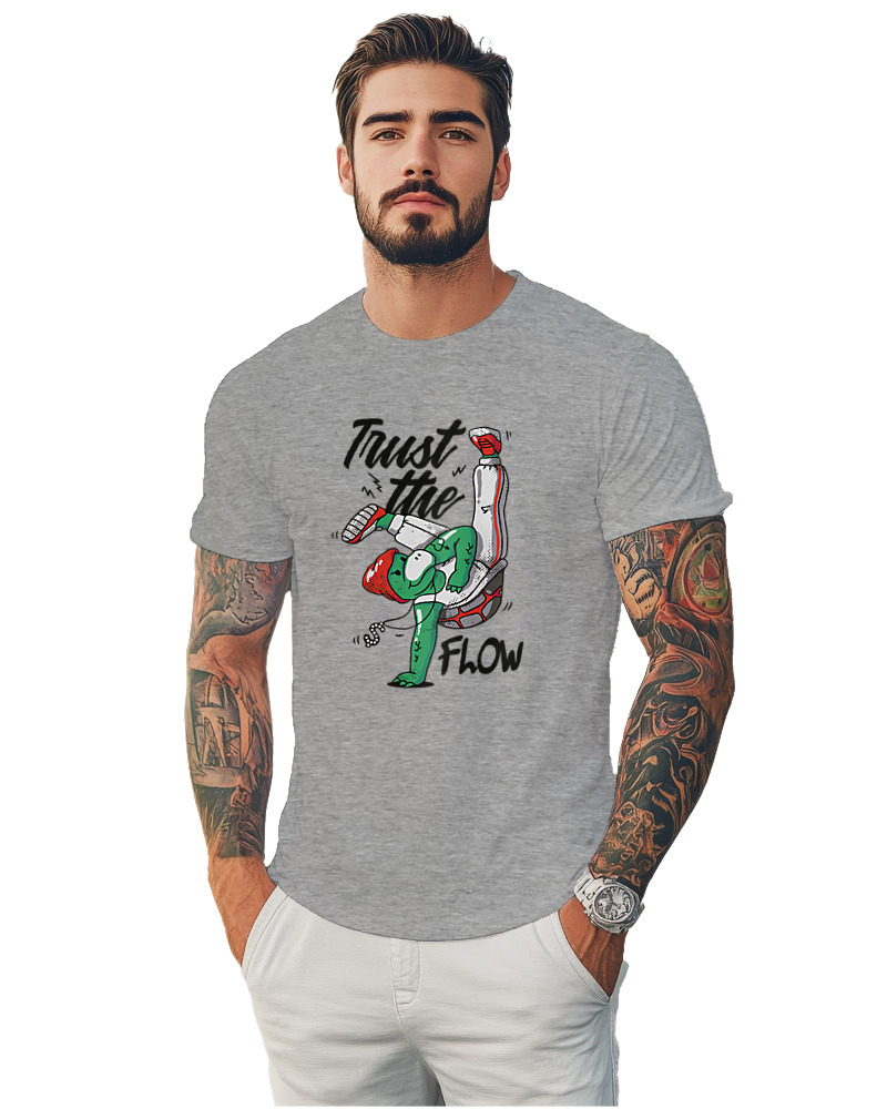 T-Shirt Αντρικό - Trust The Flow - Image 1