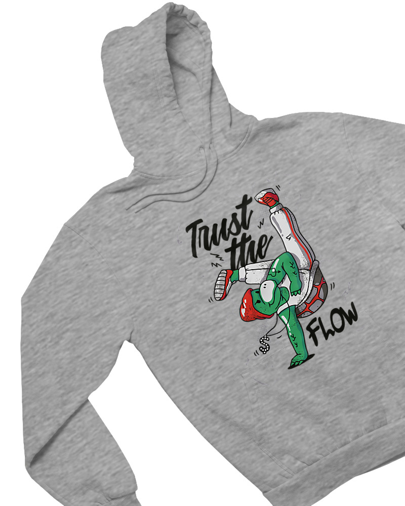 Φούτερ με κουκούλα - Trust The Flow - Image 1