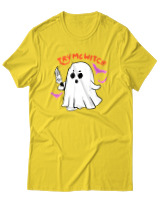 T-Shirt Unisex - Try Me Witch - Color Thumbnail Χρυσό Κίτρινο