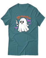 T-Shirt Unisex - Try Me Witch - Color Thumbnail Μπλε Πράσινο