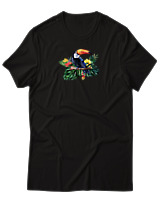 T-Shirt Αντρικό - Tucan - Color Thumbnail Μαύρο