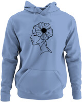 Φούτερ με κουκούλα - Tulip Hair - Color Thumbnail Blue Carolina