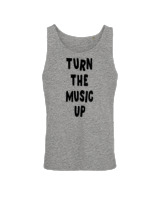 Αμάνικο Μπλουζάκι Αντρικό - Turn The Music Up - Color Thumbnail Γκρί Μελανζέ