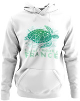 Φούτερ με κουκούλα - Turtle - Color Thumbnail ΄Ασπρο