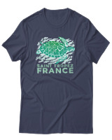 T-Shirt Αντρικό - Turtle - Color Thumbnail Μπλε Γκρι