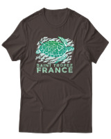 T-Shirt Αντρικό - Turtle - Color Thumbnail Καφέ