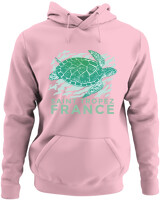 Φούτερ με κουκούλα - Turtle - Color Thumbnail Pink