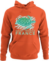 Φούτερ με κουκούλα - Turtle - Color Thumbnail Orange