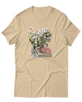 T-Shirt Αντρικό - Tyrannosaurus Rex - Color Thumbnail Μπεζ