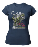 T-Shirt Στενή Γραμμή - Tyrannosaurus Rex - Color Thumbnail Σκούρο Μπλε
