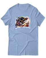 T-Shirt Αντρικό - Uchiha Madara - Color Thumbnail Γαλάζιο