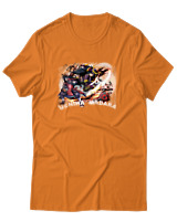 T-Shirt Αντρικό - Uchiha Madara - Color Thumbnail Πορτοκαλί