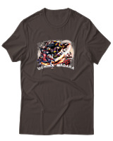 T-Shirt Αντρικό - Uchiha Madara - Color Thumbnail Καφέ