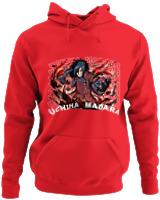 Φούτερ με κουκούλα - Uchiha Madara - Color Thumbnail Κόκκινο