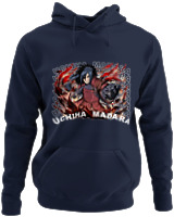 Φούτερ με κουκούλα - Uchiha Madara - Color Thumbnail Navy Blue
