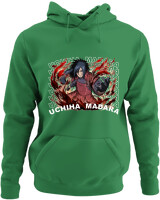 Φούτερ με κουκούλα - Uchiha Madara - Color Thumbnail Kelly Green