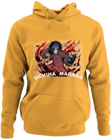 Φούτερ με κουκούλα - Uchiha Madara - Color Thumbnail Κίτρινο Χρυσό