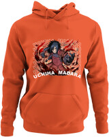 Φούτερ με κουκούλα - Uchiha Madara - Color Thumbnail Orange
