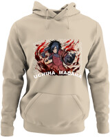 Φούτερ με κουκούλα - Uchiha Madara - Color Thumbnail Μπέζ