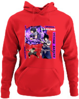 Φούτερ με κουκούλα - Uchiha Sasuke - Color Thumbnail Κόκκινο