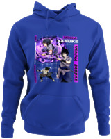 Φούτερ με κουκούλα - Uchiha Sasuke - Color Thumbnail Μπλε Ρουά
