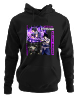 Φούτερ με κουκούλα - Uchiha Sasuke - Color Thumbnail Μαύρο