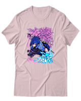 T-Shirt Αντρικό - Uchiha Sasuke - Color Thumbnail Απαλό Ροζ