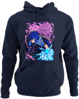 Φούτερ με κουκούλα - Uchiha Sasuke - Color Thumbnail Navy Blue