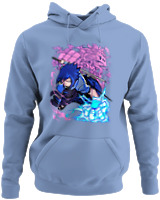 Φούτερ με κουκούλα - Uchiha Sasuke - Color Thumbnail Blue Carolina