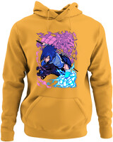 Φούτερ με κουκούλα - Uchiha Sasuke - Color Thumbnail Κίτρινο Χρυσό
