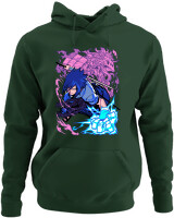 Φούτερ με κουκούλα - Uchiha Sasuke - Color Thumbnail Κυπαρισσί