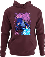 Φούτερ με κουκούλα - Uchiha Sasuke - Color Thumbnail Marron