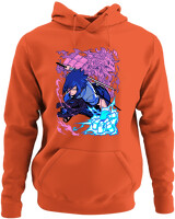 Φούτερ με κουκούλα - Uchiha Sasuke - Color Thumbnail Orange