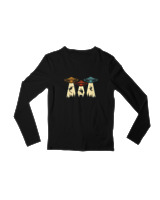 Μακρυμάνικο Μακό Παιδικό - Ufo Dino - Color Thumbnail Μαύρο