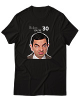 T-Shirt Αντρικό - Uh Dear You Are 30 - Color Thumbnail Μαύρο