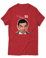 T-Shirt Αντρικό - Uh Dear You Are 30 - Color Thumbnail Κόκκινο