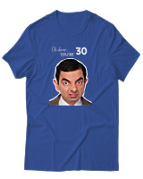 T-Shirt Αντρικό - Uh Dear You Are 30 - Color Thumbnail Μπλε Ρουά