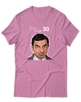 T-Shirt Αντρικό - Uh Dear You Are 30 - Color Thumbnail Ροζ