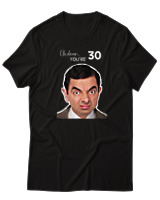 T-Shirt  Γυναικείο - Uh Dear You Are 30 - Color Thumbnail Μαύρο