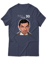 T-Shirt  Γυναικείο - Uh Dear You Are 30 - Color Thumbnail Μπλέ Γκρί