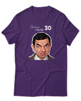 T-Shirt  Γυναικείο - Uh Dear You Are 30 - Color Thumbnail Μώβ
